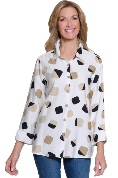 SPOT ME BUTTON FRONT TOP