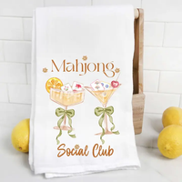 MAHJONG SOCIAL CLUB TEA TOWEL