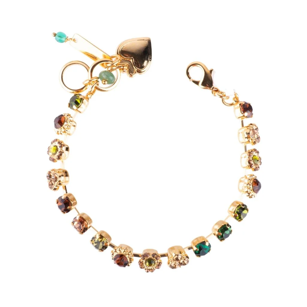 PETITE BLOSSOM BRACELET - EVERGREEN/GOLD