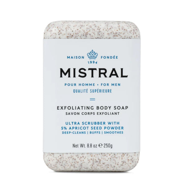 MISTRAL MEN'S BAR SOAP EXFOLIATING PERFORMANCE SERIES