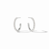 JULIET HOOP SILVER - PEARL