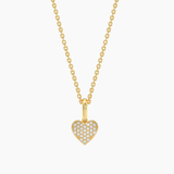 ES GOLD SMALL HEART PENDANT NECKLACE