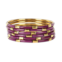 VEDA BANGLES - AMETHYST