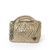 TINY MINI WOVEN TOTE
