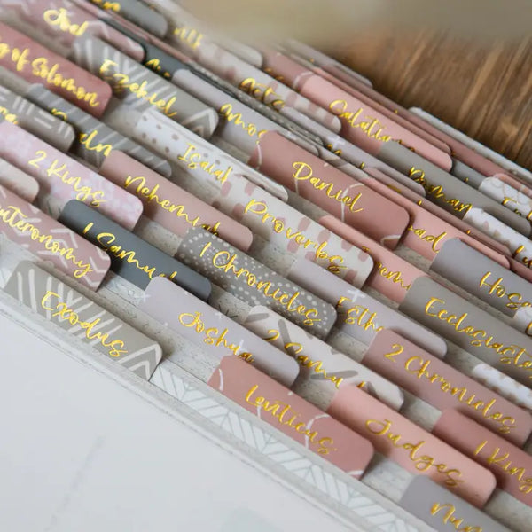 BIBLE BOOK TABS - NEUTRAL
