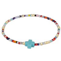 EXTENDS HOPE UNWRITTEN SIGNATURE CROSS BRACELET - HOT MESS