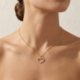 ES GOLD TRUE LOVE ALWAYS PENDANT NECKLACE