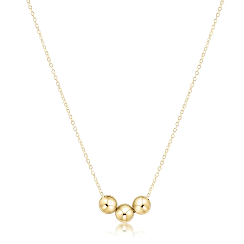 16" NECKLACE GOLD - JOY 6MM