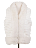 FAUX FUR VEST ONE SIZE