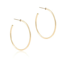 ROUND GOLD 1.75" HOOP 2MM SMOOTH