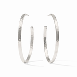 CRESCENT HOOP SILVER