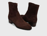 VANELLI OLEG SUEDE BOOTIE - DARK MORO