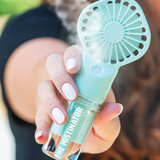 THE MISTINATOR 2-IN-1 RECHARGABLE WATER FAN