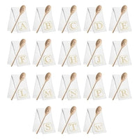 INITIAL TEA TOWEL & SPOON SET