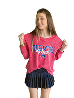 OLE MISS V-NECK TOP