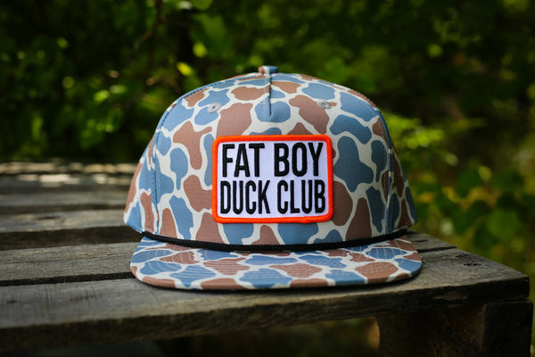 FAT BOY DUCK CLUB BLUE CAMO HAT
