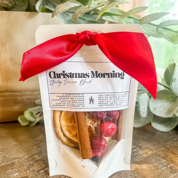 SMALL CHRISTMAS MORNING HOLIDAY STOVE TOP SIMMER BLEND POTPOURRI