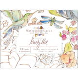 WATERCOLOR CARDS W/ FOIL TOUCHES
