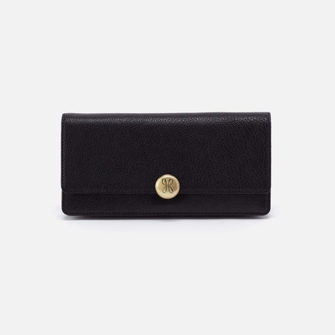 HUTTON LARGE WALLET - BLACK