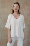 COLETTA SHORT SLEEVE SWEATER - ONE SIZE