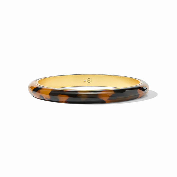 MADISON STATEMENT BANGLE - TORTOISE SHELL