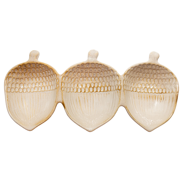 ACORN 3 SECTION DISH