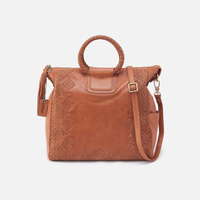SHELIA LARGE SATCHEL - HARVEST WHEAT