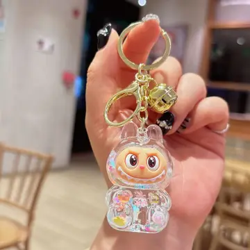 LABUBU GLITTER ACRYLIC KEYCHAIN