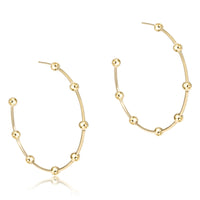 BEADED SIMPLICITY 1.5" HOOP 4MM