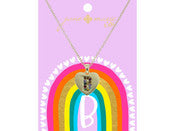 WRITTEN ON MY HEART INITIAL NECKLACE