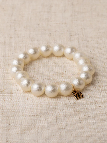 COTTON PEARL CHRISTIE  BRACELET