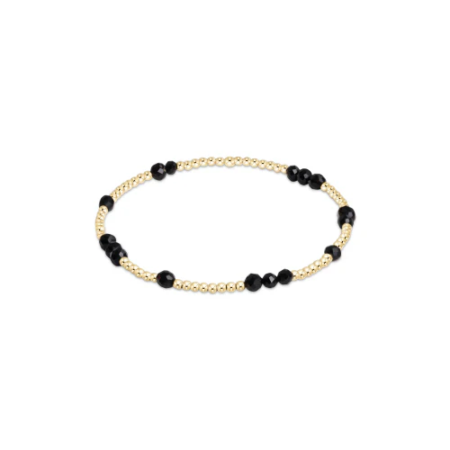 HOPE UNWRITTEN GEMSTONE BRACELET - FACETED ONYX