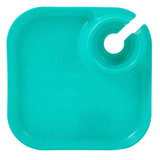 FANCY PLATES SET/4 - AQUA