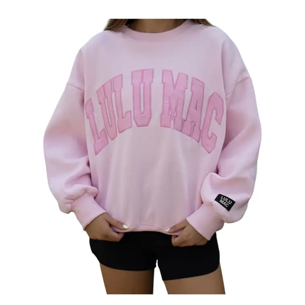 LULU MAC SWEATSHIRT - PINK/PINK