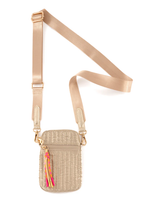 LOGAN PHONE HOLDER CROSSBODY - GOLD