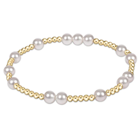 HOPE UNWRITTEN 6MM BEAD BRACELET - PEARL