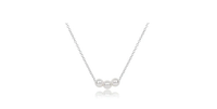 16" NECKLACE STERLING - JOY PEARL