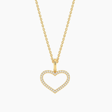 ES GOLD TRUE LOVE ALWAYS PENDANT NECKLACE