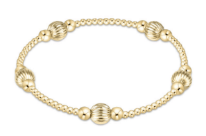 DIGNITY GOLD PURPOSE 6MM BEAD BRACELET