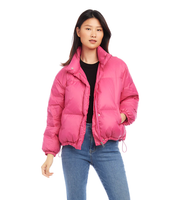 HOT PINK PUFFER JACKET