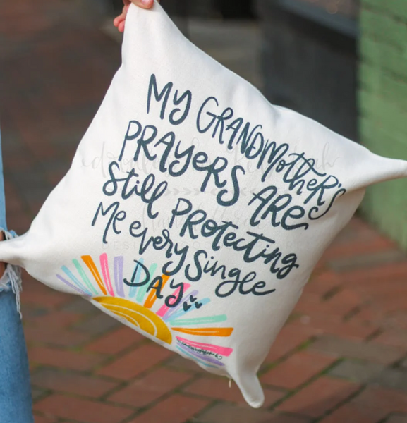 MY GRANDMOTHER'S PRAYERS PILLOW