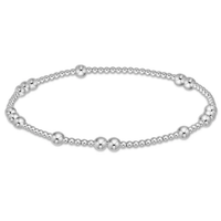 EXTENDS - HOPE UNWRITTEN 4MM BEAD BRACELET - STERLING