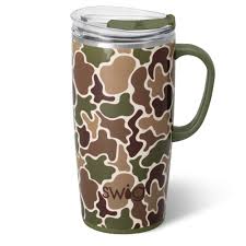 HUNTING CAMO TRAVEL MUG 22OZ