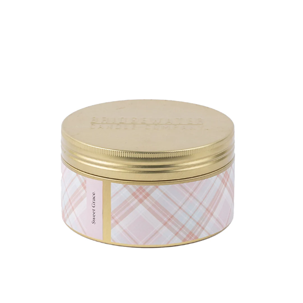 SWEET GRACE HOLIDAY 3-WICK TIN CANDLE