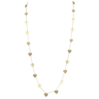 EVE LONG HEART 18K NECKLACE