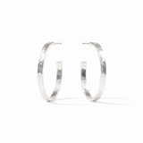 CRESCENT HOOP SILVER