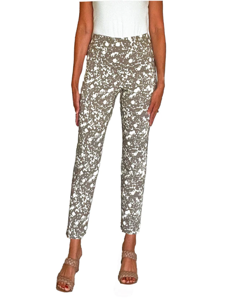 KL PULLON PANT - TAUPE SPLATTER