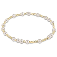 HOPE UNWRITTEN 4MM BEAD BRACELET - PEARL