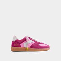 SYLVIA SNEAKER - PINK SUEDE & SATIN