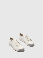 ISLA WHITE LEATHER SNEAKER